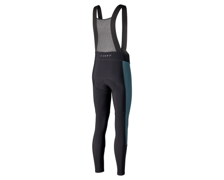 Collant à bretelles Homme RC PRO WARM GORE-TEX +++ Noir/Vert Aruba