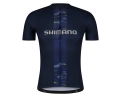 Maillot manches courtes Homme LOGO Bleu/Bleu Marine - Image 1/2