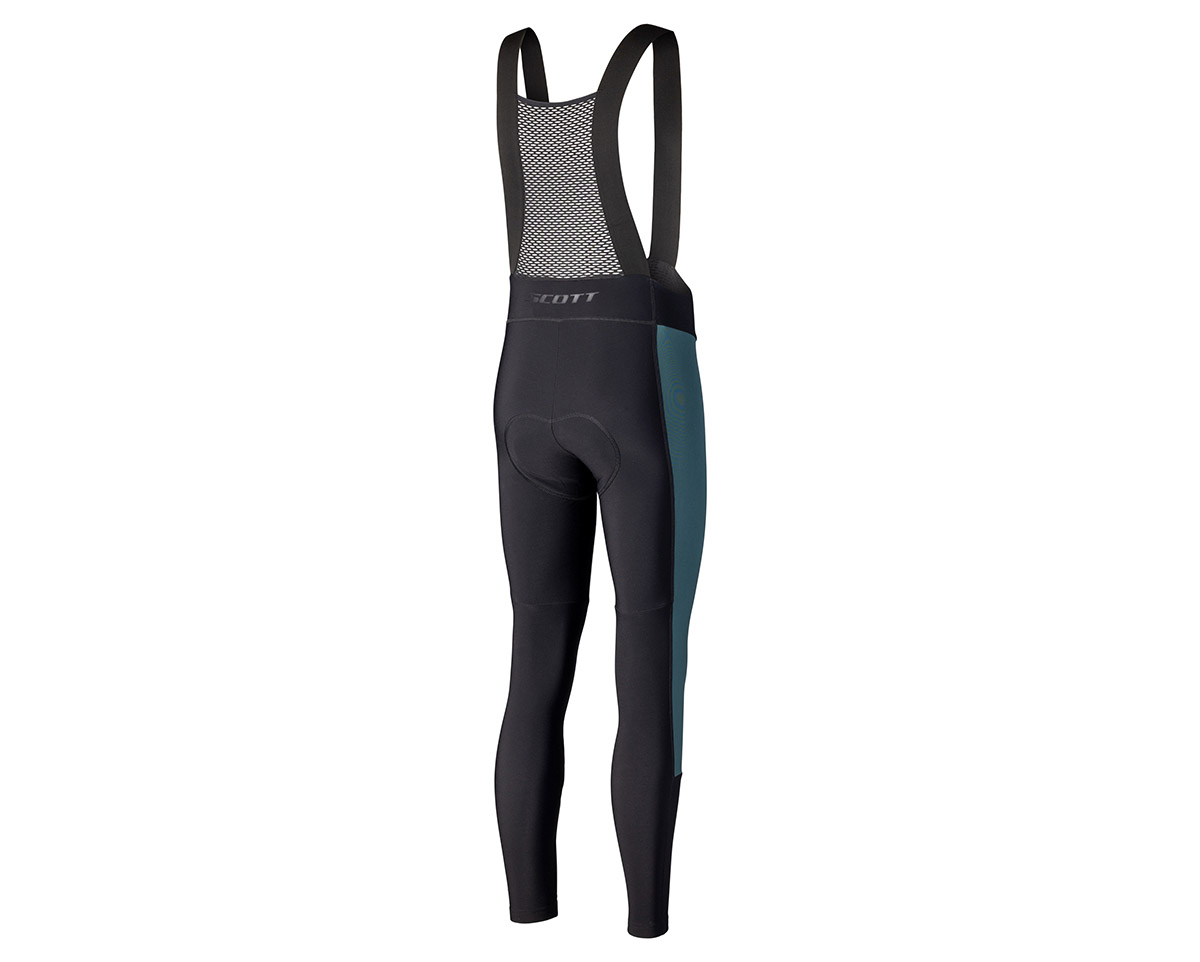 Collant à bretelles Homme RC PRO WARM GORE-TEX +++ Noir/Vert Aruba