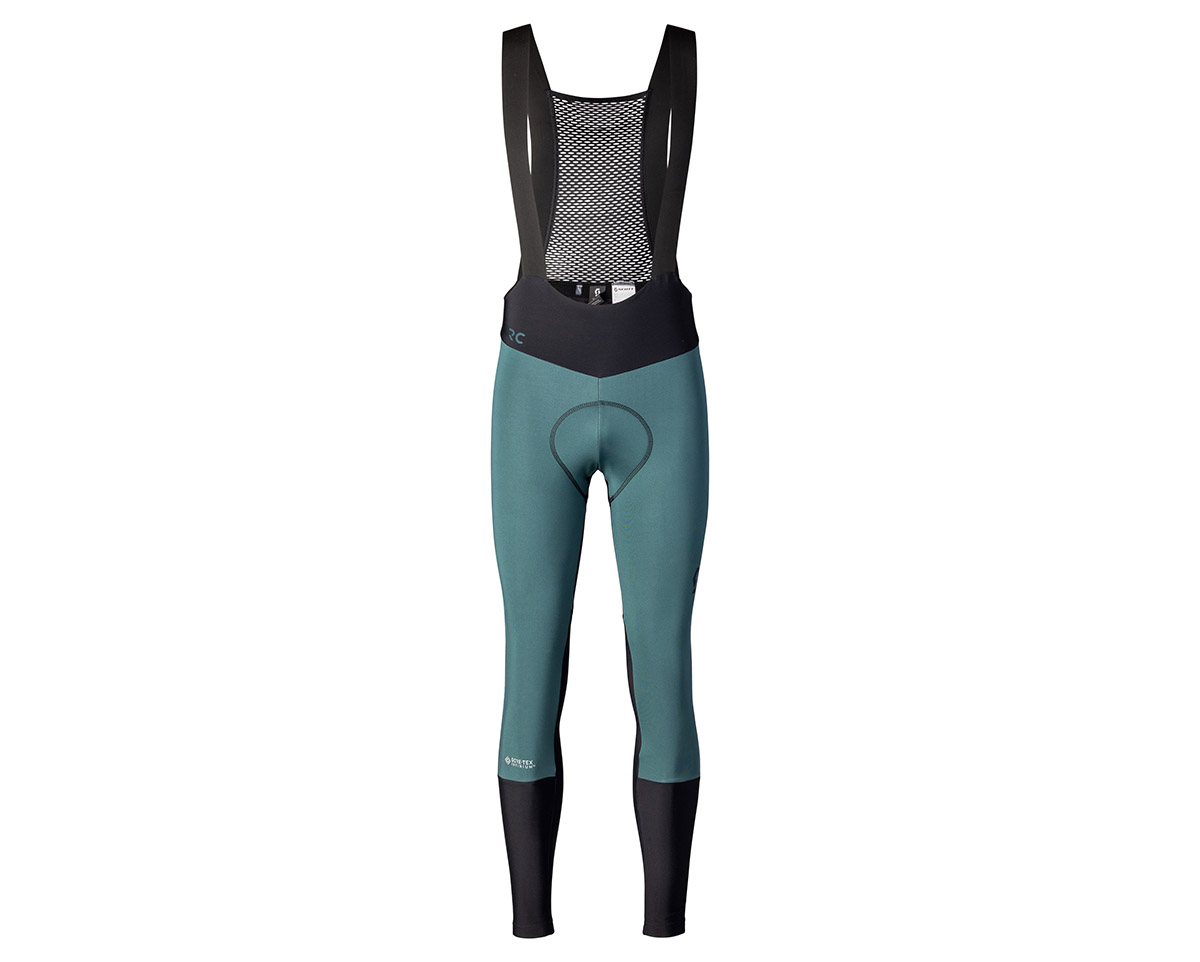 Collant à bretelles Homme RC PRO WARM GORE-TEX +++ Noir/Vert Aruba